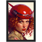 »You got permission to land« retro poster