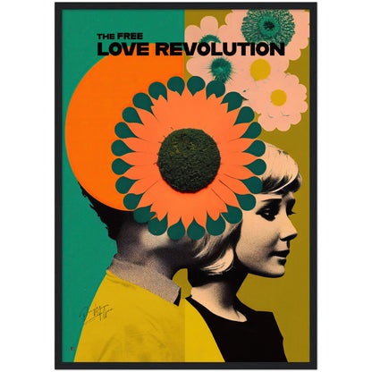 »The Free Love Revolution«retro poster