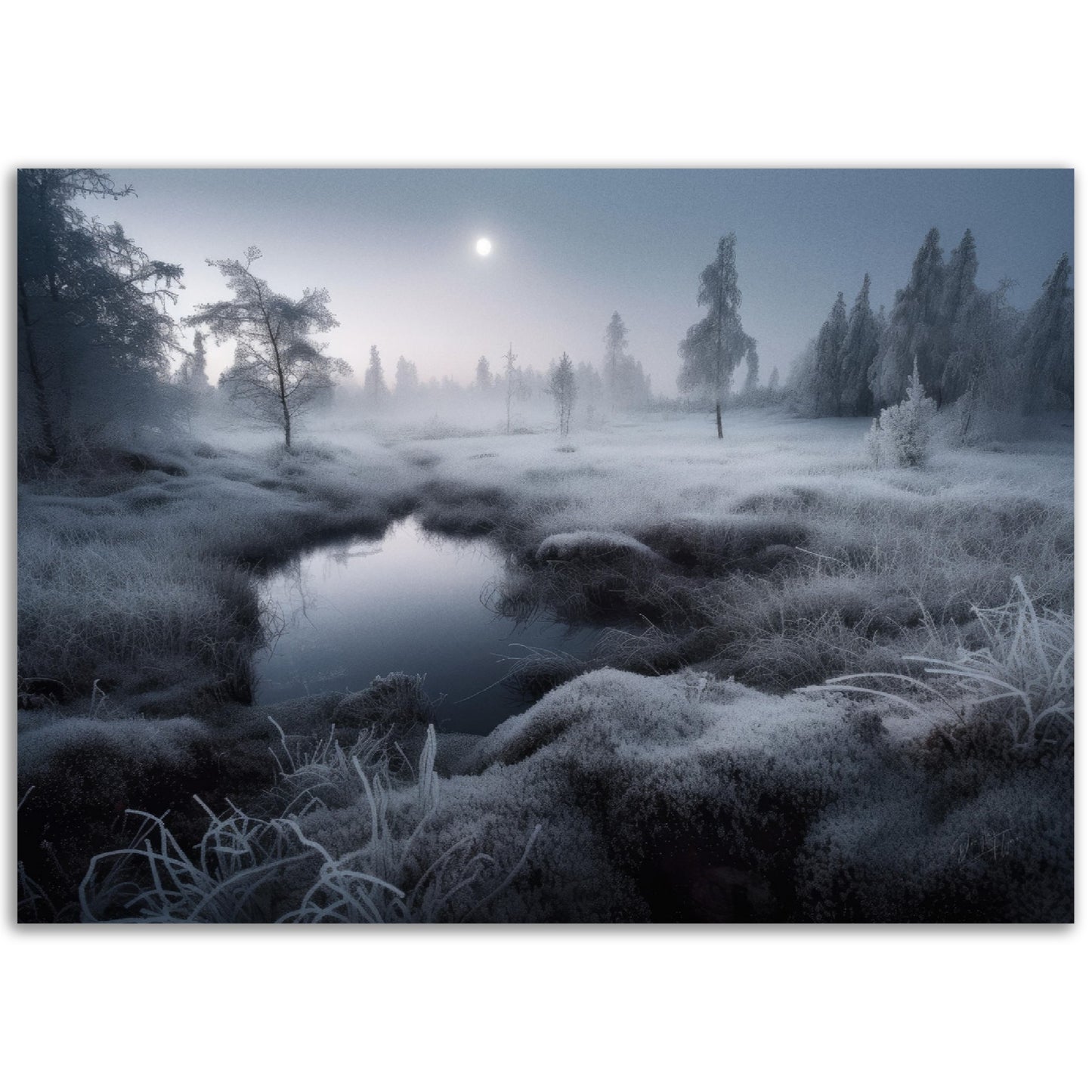 »The Resonance of Stillness« landskapsposter