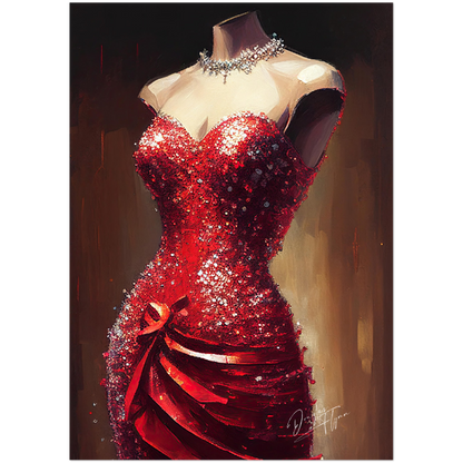 »Radiant Red Carpet Dress«