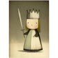 »Fussy Little Princess« retro poster