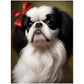»Japanese Chin med rosett«