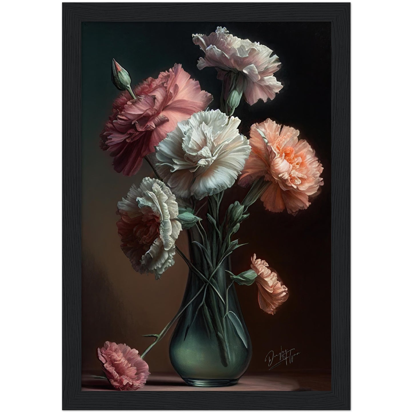 »Passionate Petals« retro poster