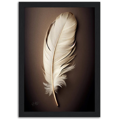 »Found a White Feather no 1« designposter