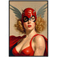 »The Scarlet Skyfighter« retro poster