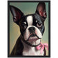 »Boston Terrier med rosett«