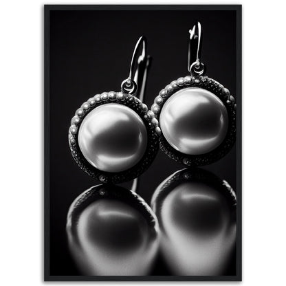 »Texture and Pearls« poster
