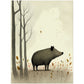 »Wild Boar Grunt And Ruminate« retro poster
