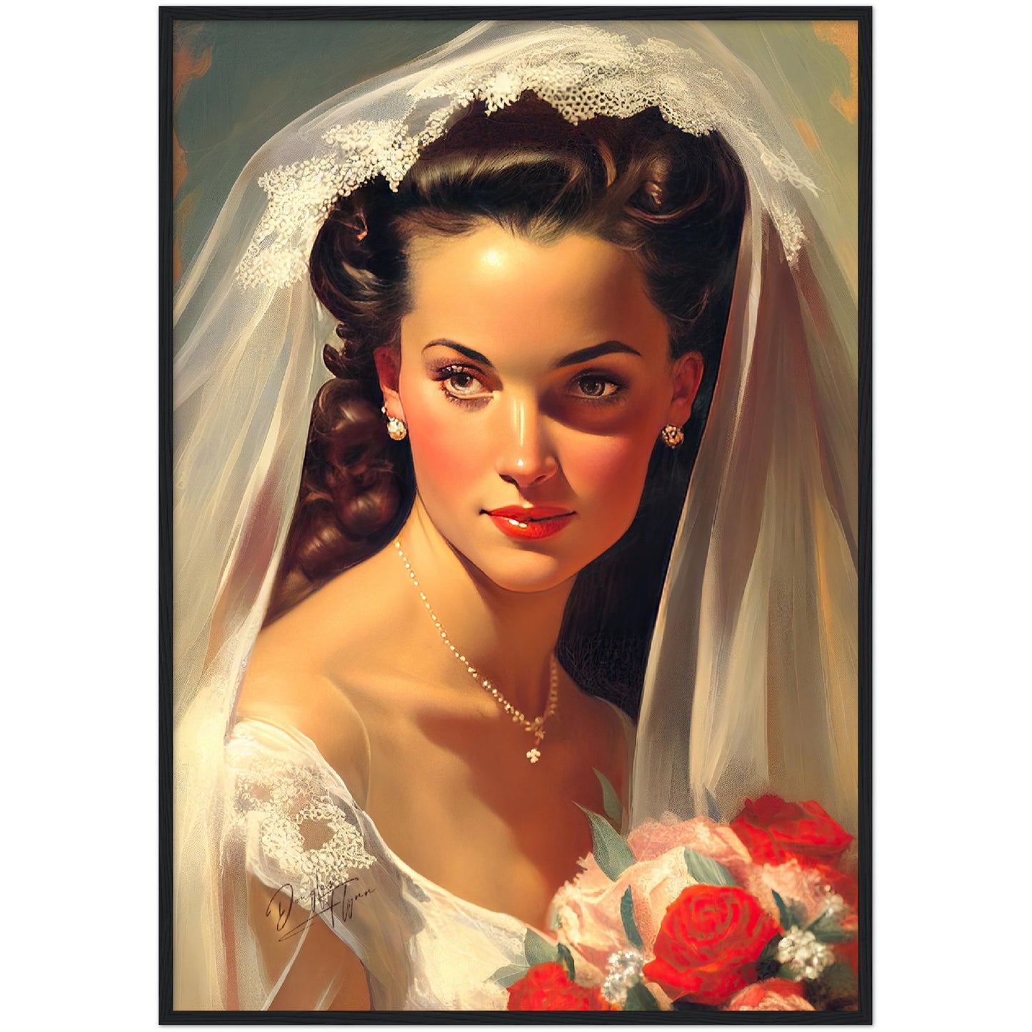 »Wedding Day Dreams« retro poster