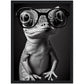 »Clever Chameleon« retro poster