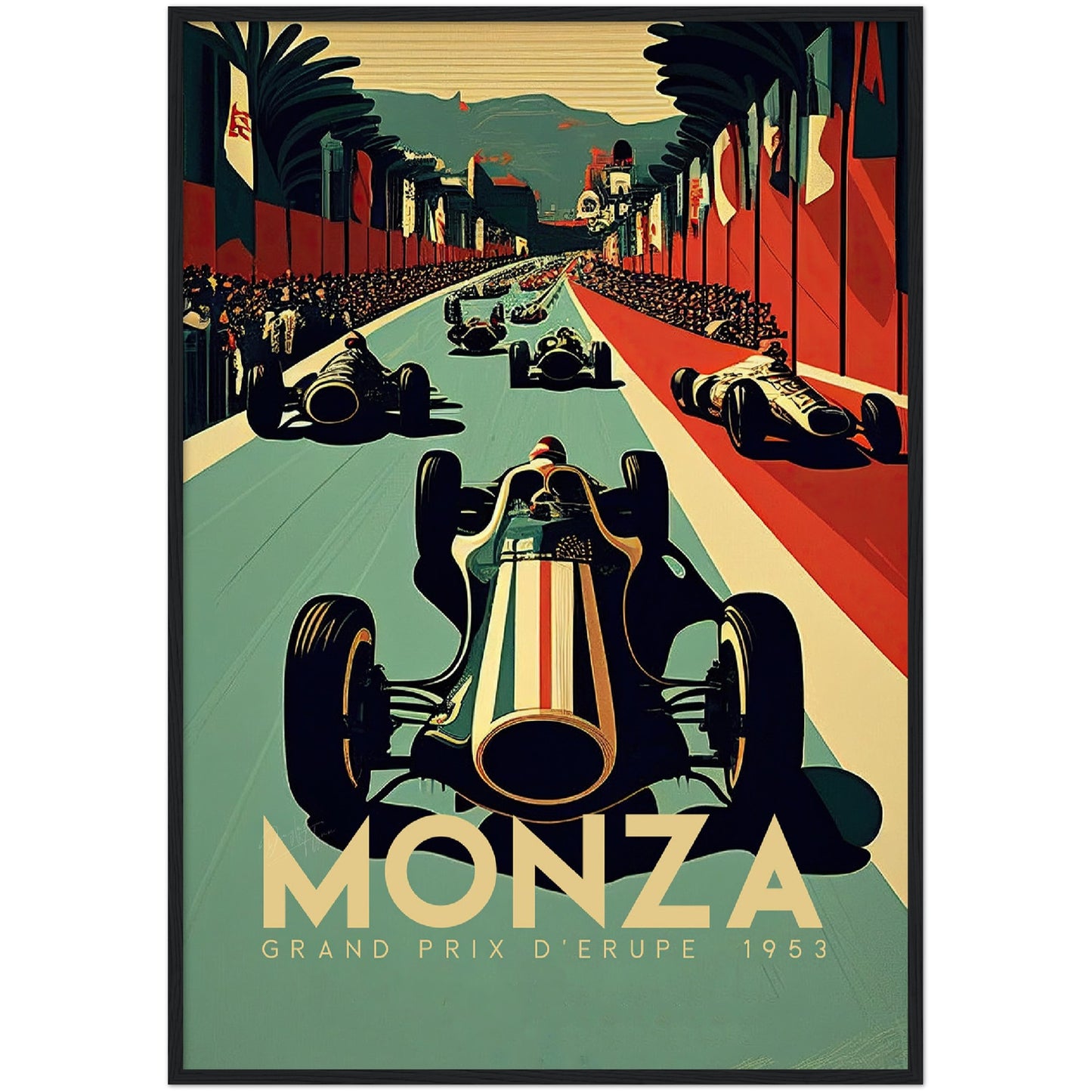 »Heritage Hot Laps« retro poster