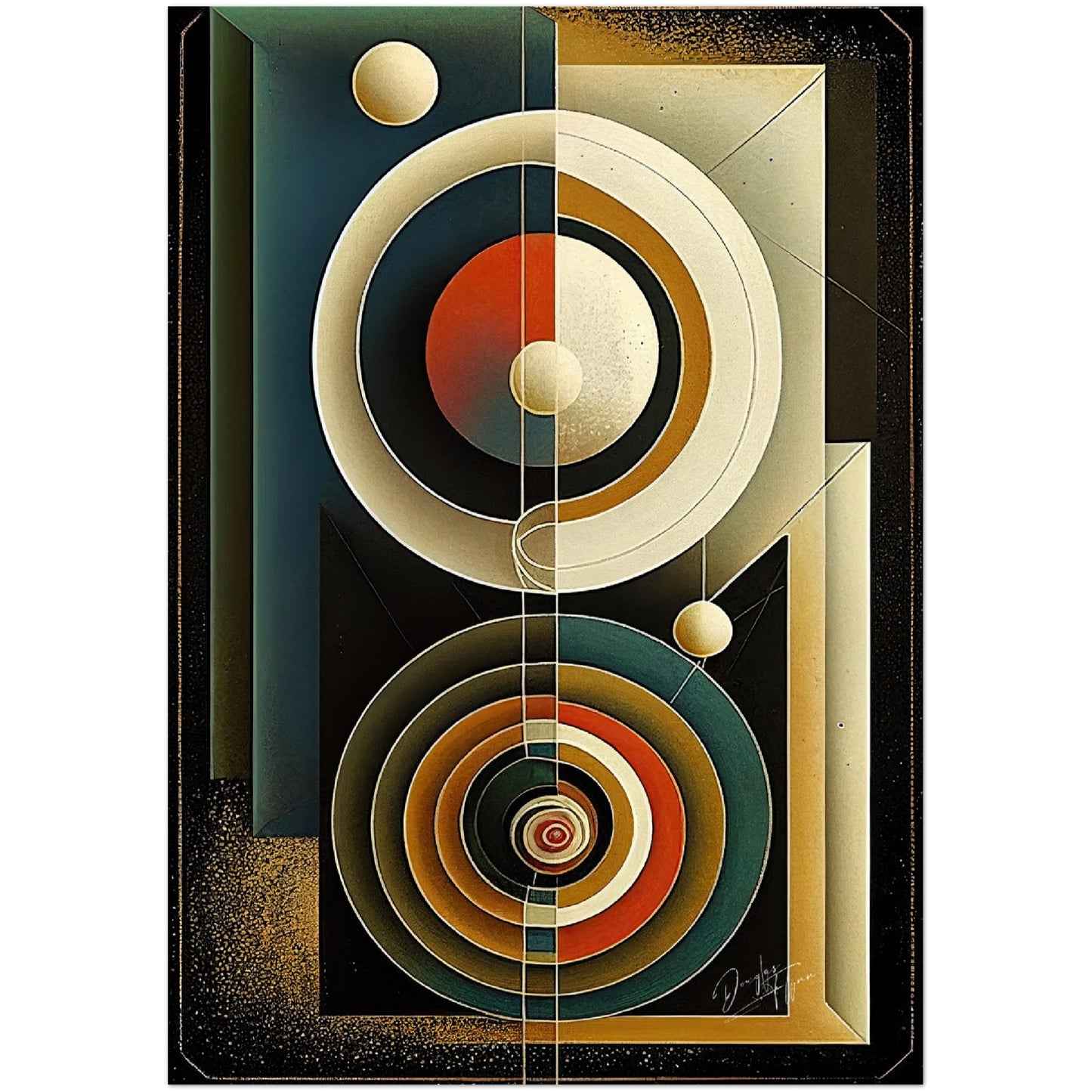 »Chromatic Chaos Theory« retro poster