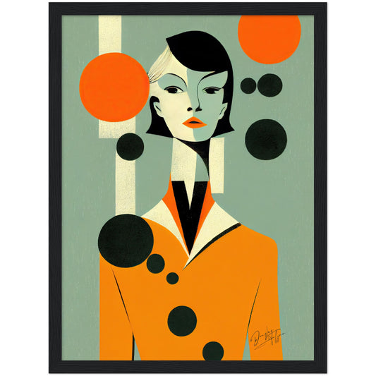 »Celebrating the Women in My Live« retro poster