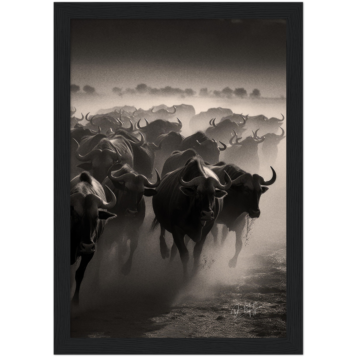 »Thundering Hooves« poster