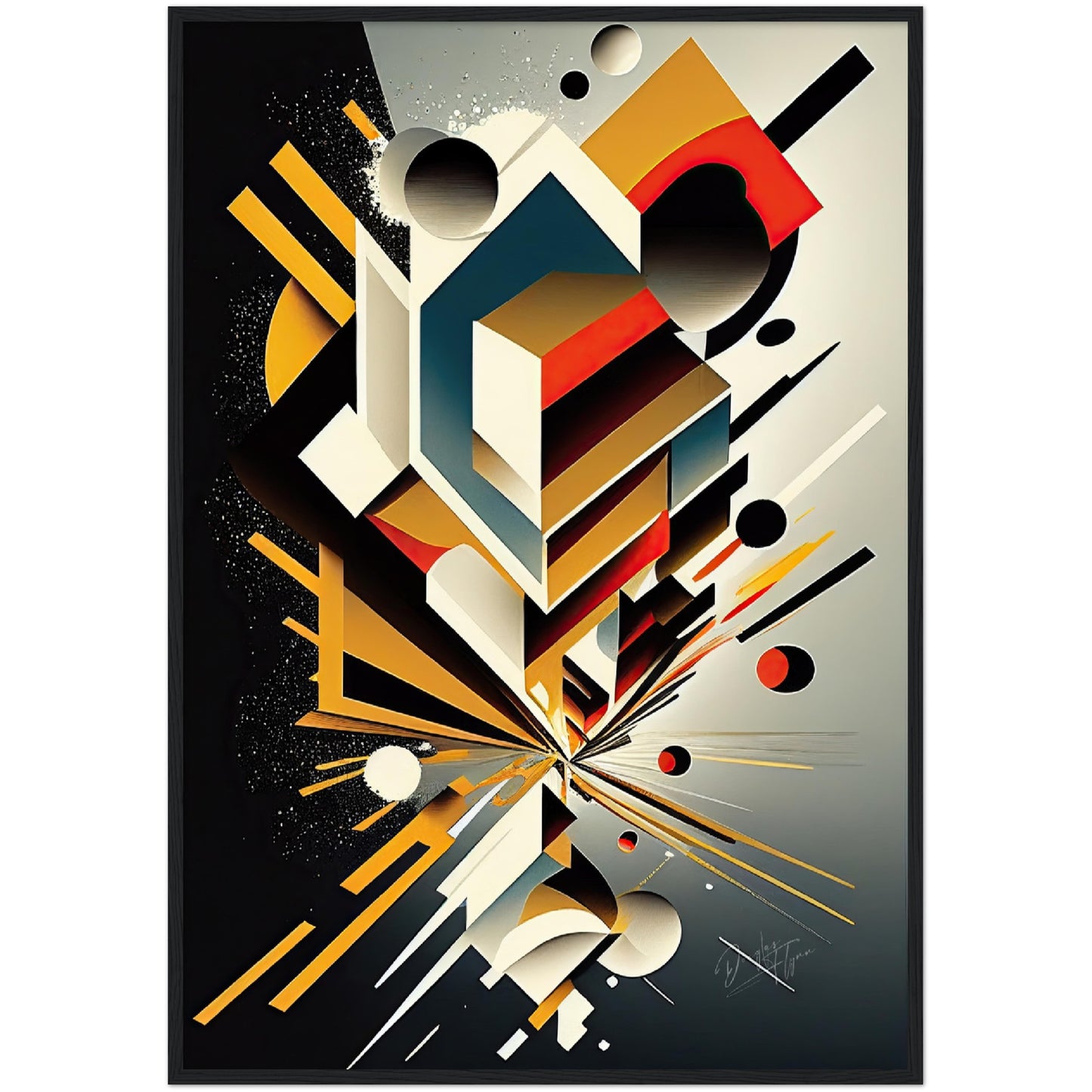 »Powerful Linear Dynamics« retro poster