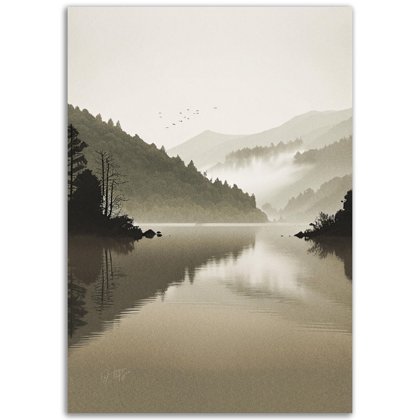 »Lake« designposter
