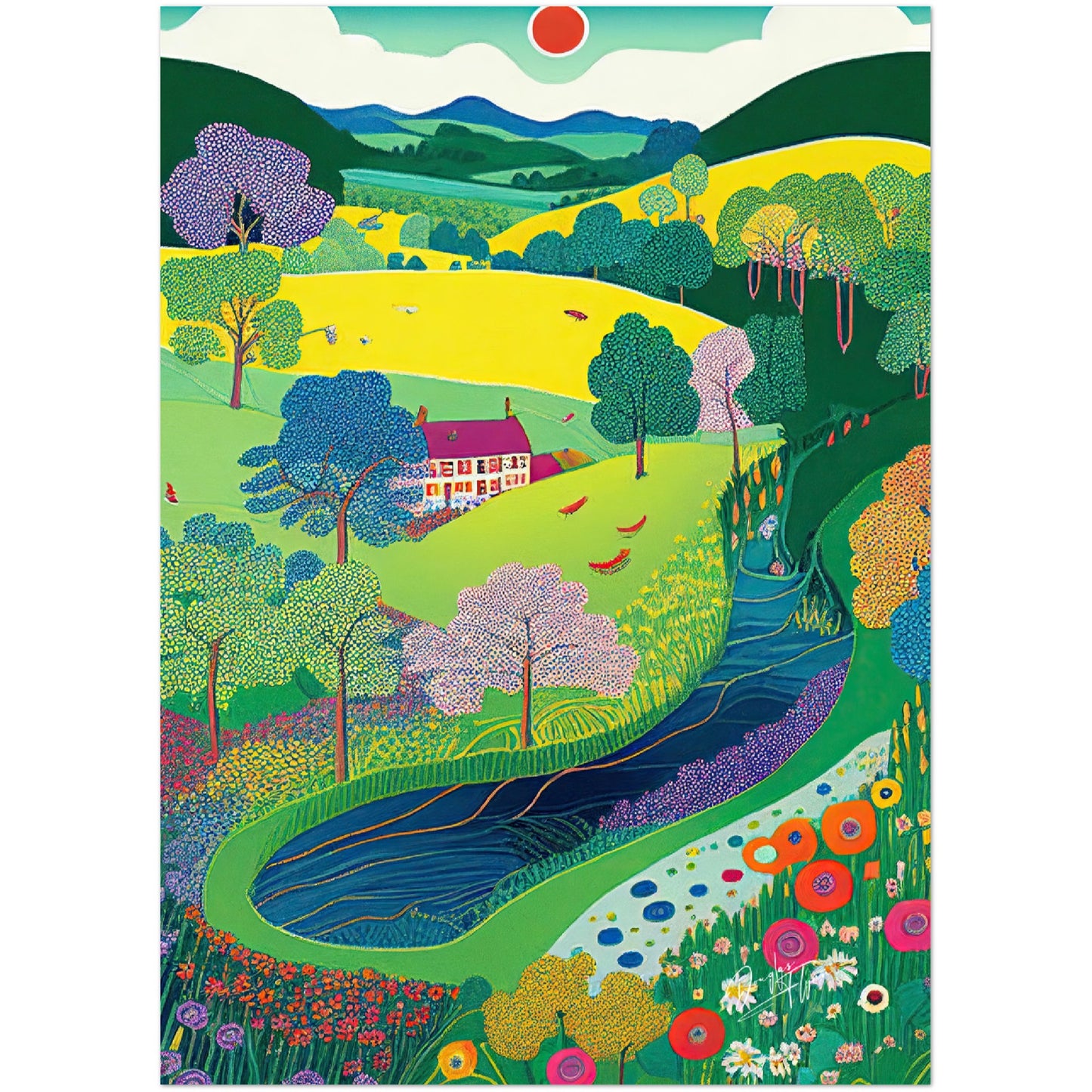 »Wildflowers Countryside«