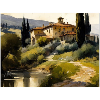 »Sun-Soaked Hills of Tuscany«