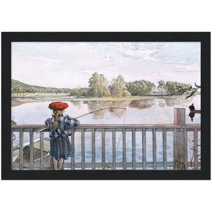 »Lisbeth metar« av Carl Larsson