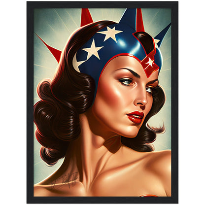 »The Patriot Protector« retro poster
