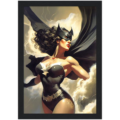 »Shadow Sentinel« retro poster