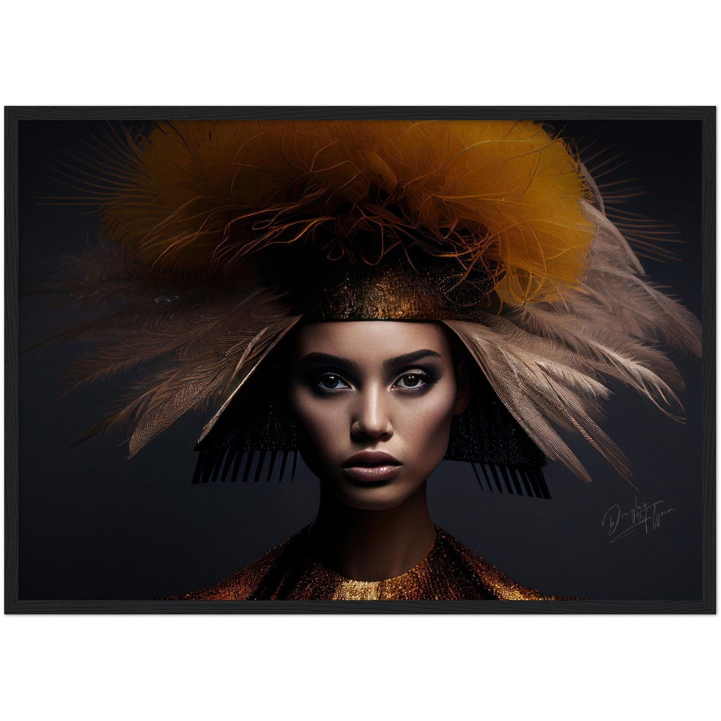 »Glorious Glamour« retro poster