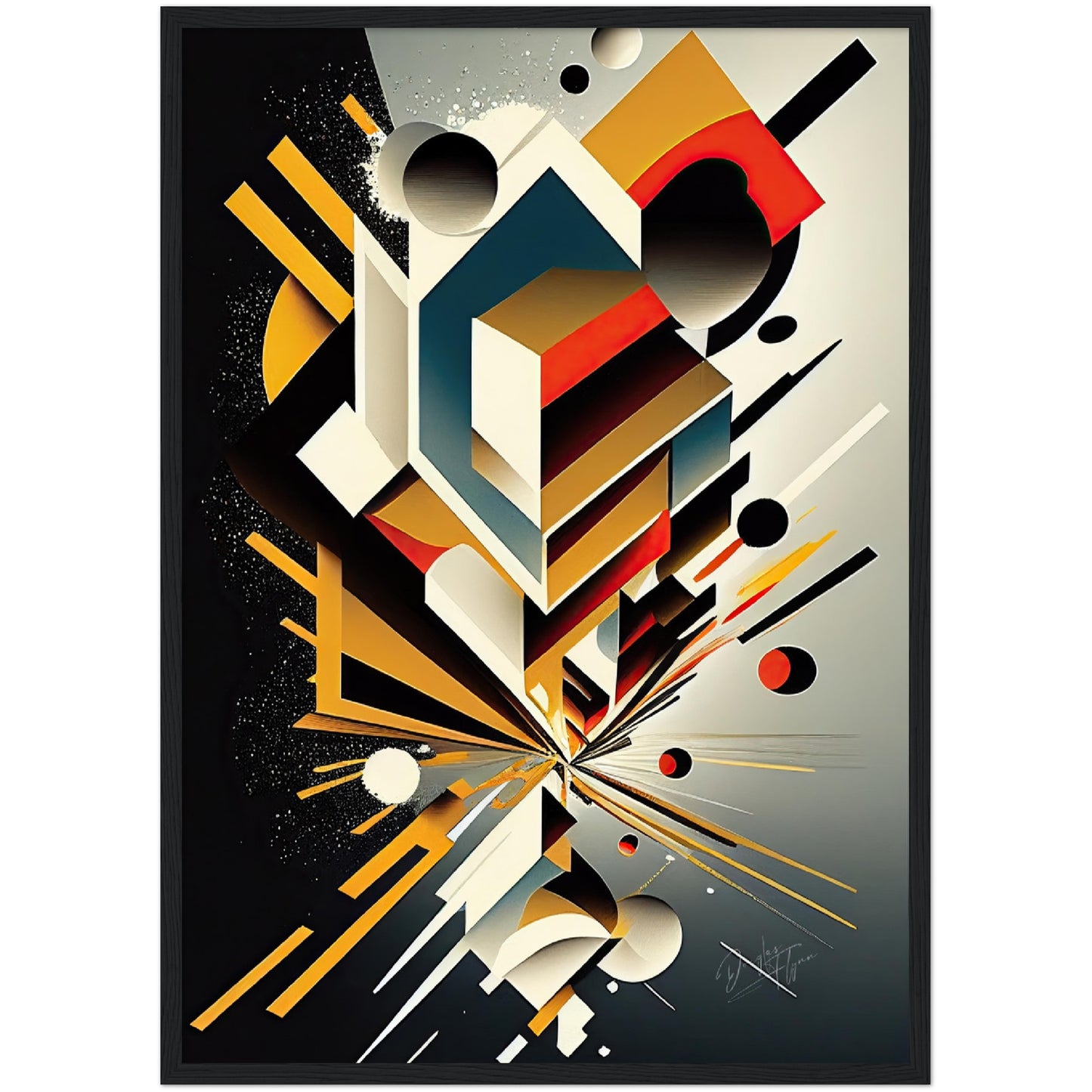 »Powerful Linear Dynamics« retro poster