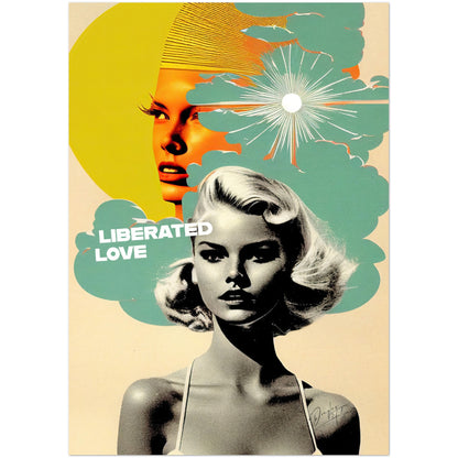 »Liberated Love«retro poster