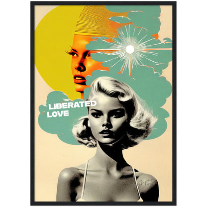 »Liberated Love«retro poster