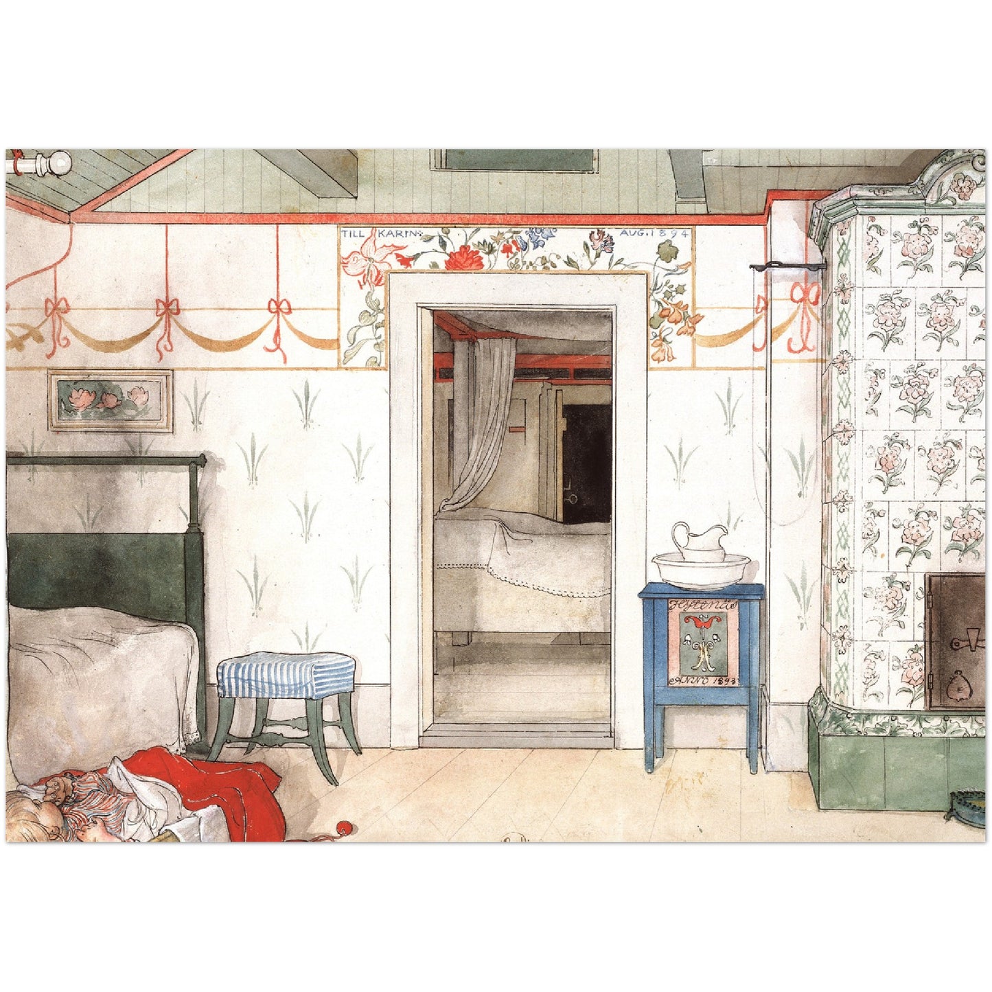 »Britas tupplur« av Carl Larsson