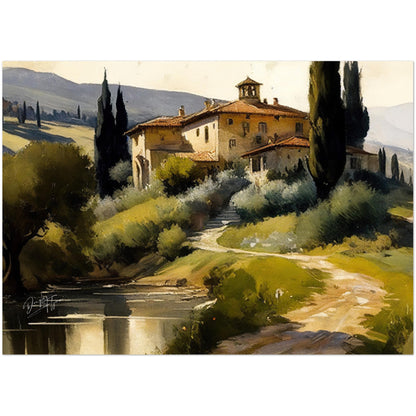 »Sun-Soaked Hills of Tuscany«
