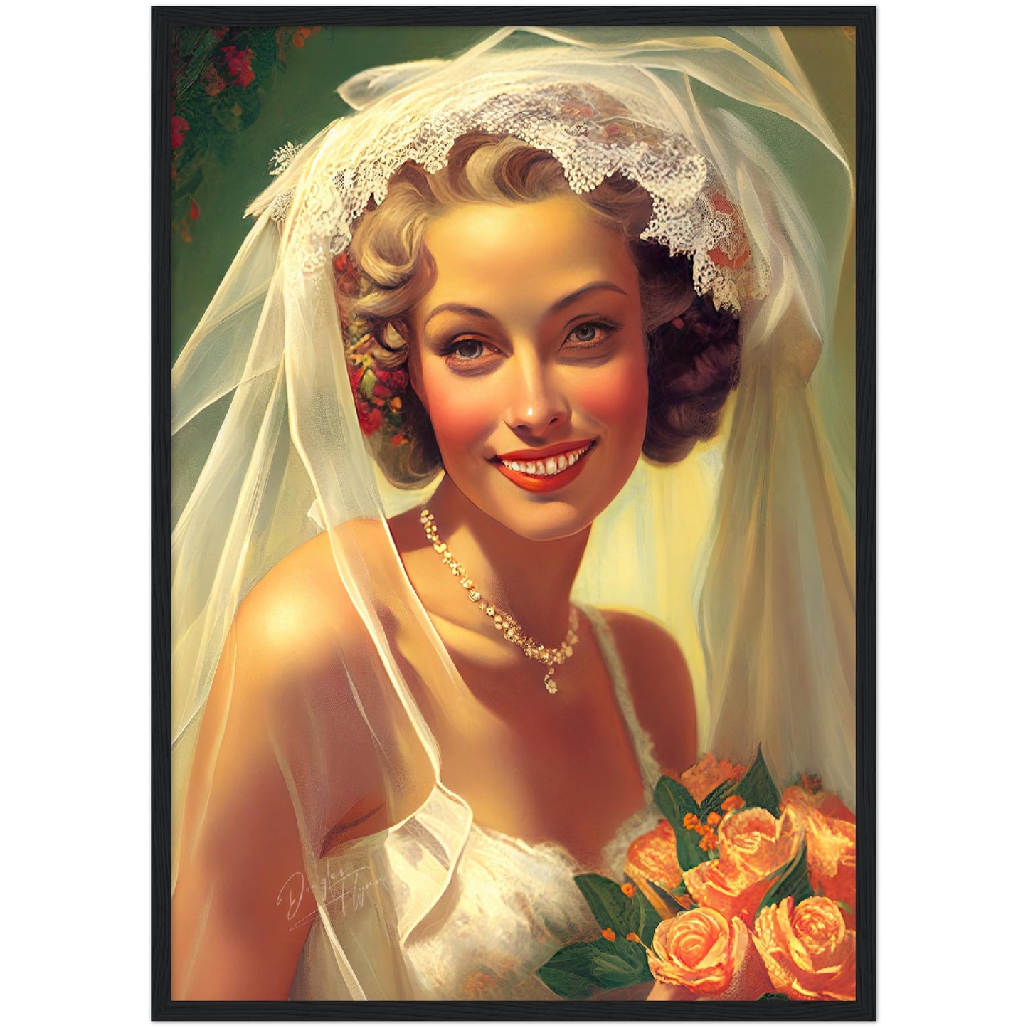 »Retro Love« retro poster