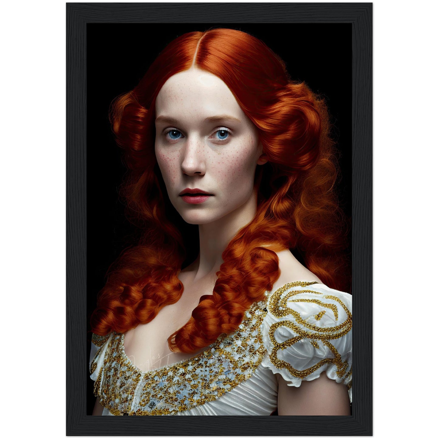 »Grandeur in Gowns« retro poster