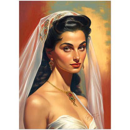 »Bridal Glamour« retro poster