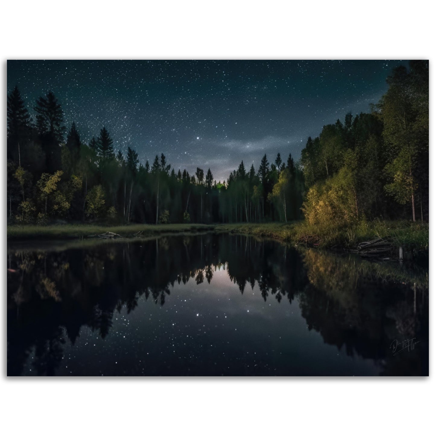 »The Breath of Eternity« landskapsposter
