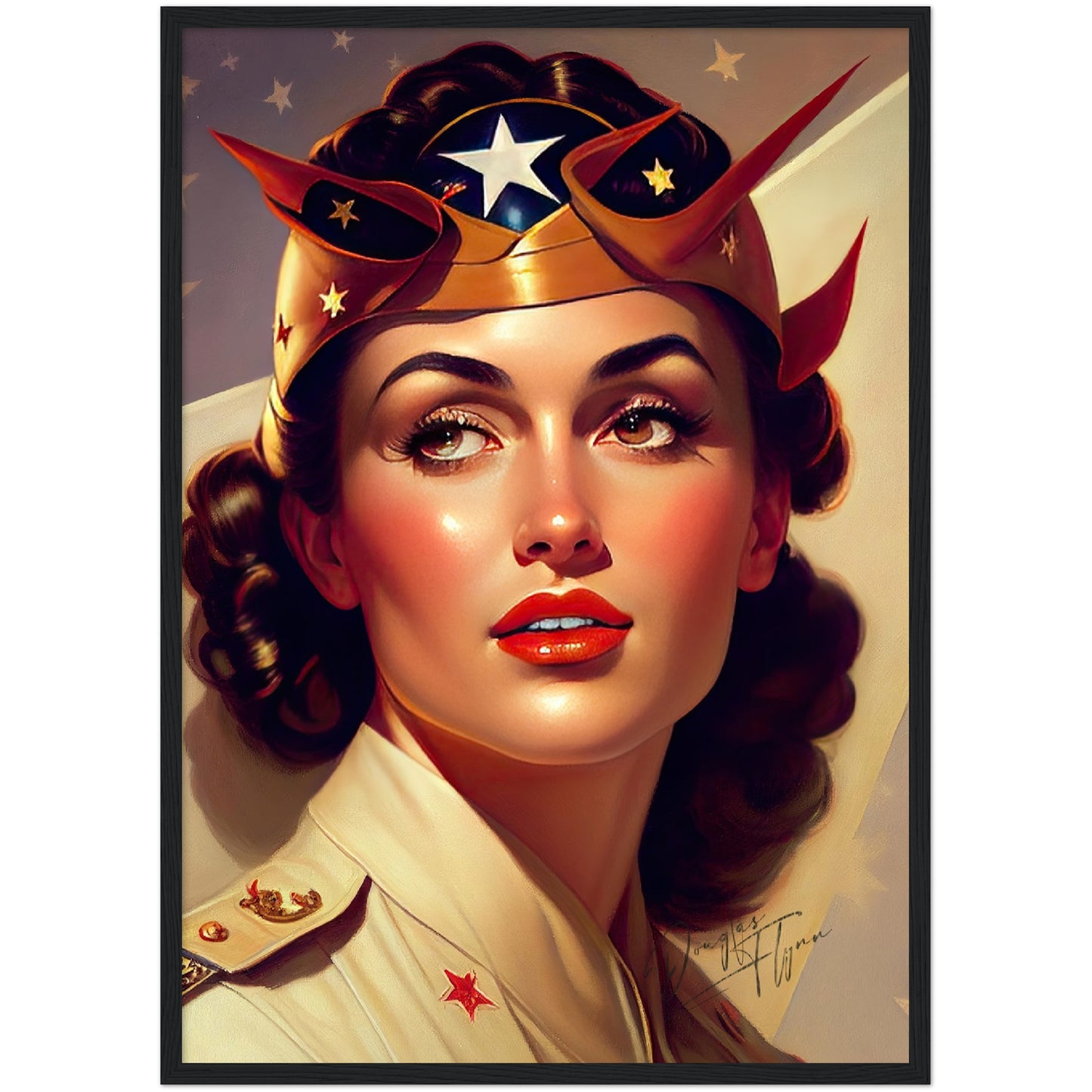 »Captain Freedom« retro poster
