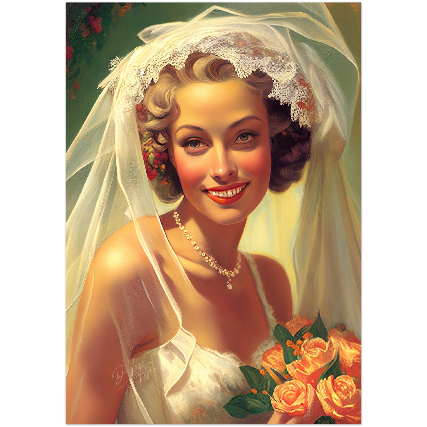 »Retro Love« retro poster