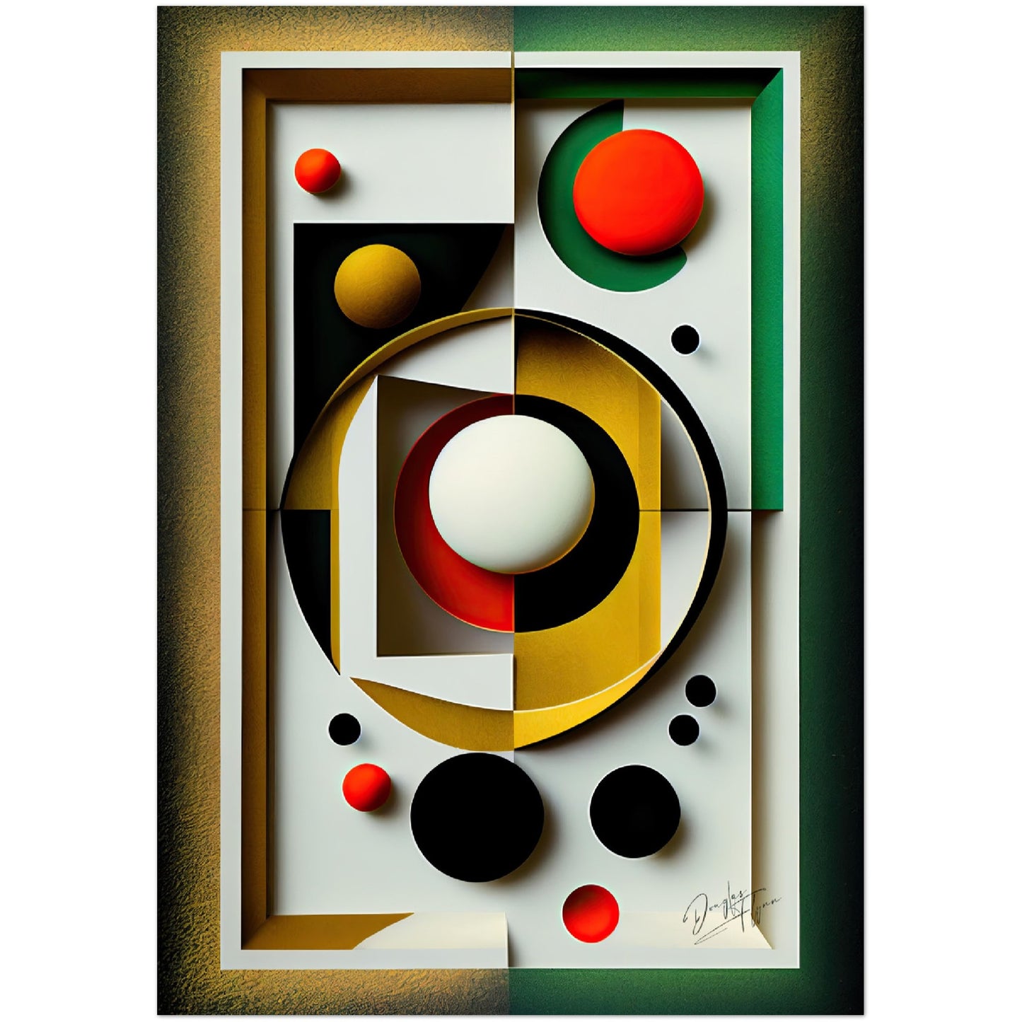 »Radiant Dynamics« retro poster