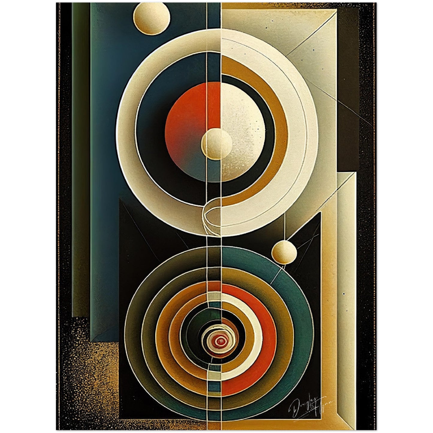 »Chromatic Chaos Theory« retro poster