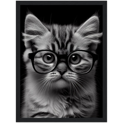 »Wise Whiskers« retro poster
