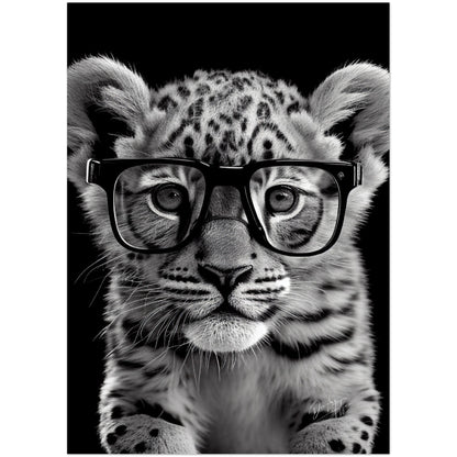 »Brainy Bengal« retro poster