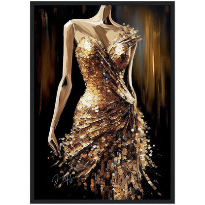 »Golden Glimmer Dress«