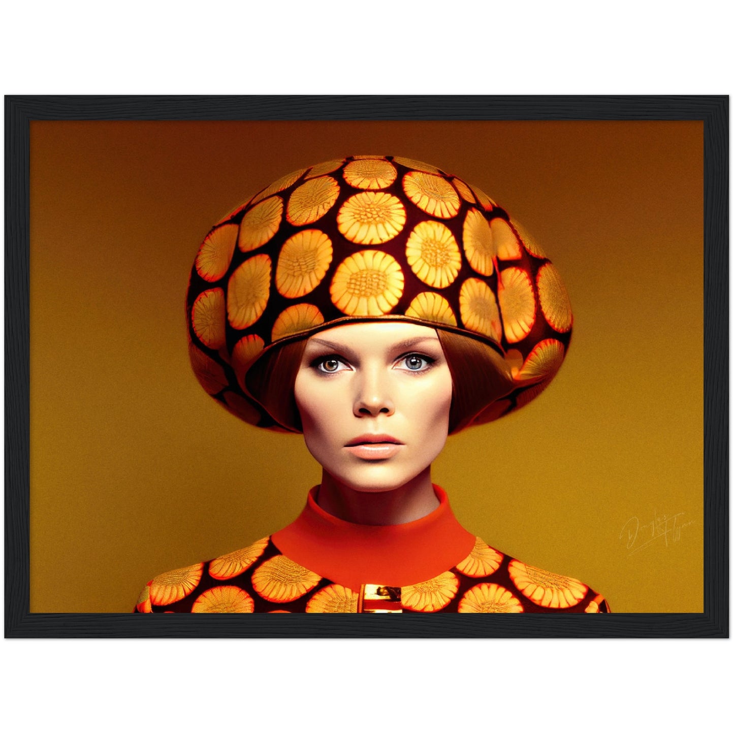 »Hypnotic Hues« retro poster