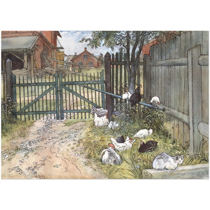 »Grinden« av Carl Larsson