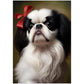 »Japanese Chin med rosett«