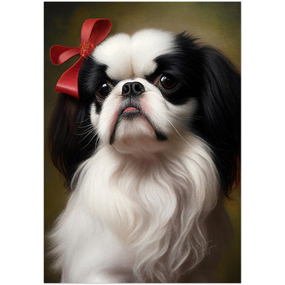 »Japanese Chin med rosett«