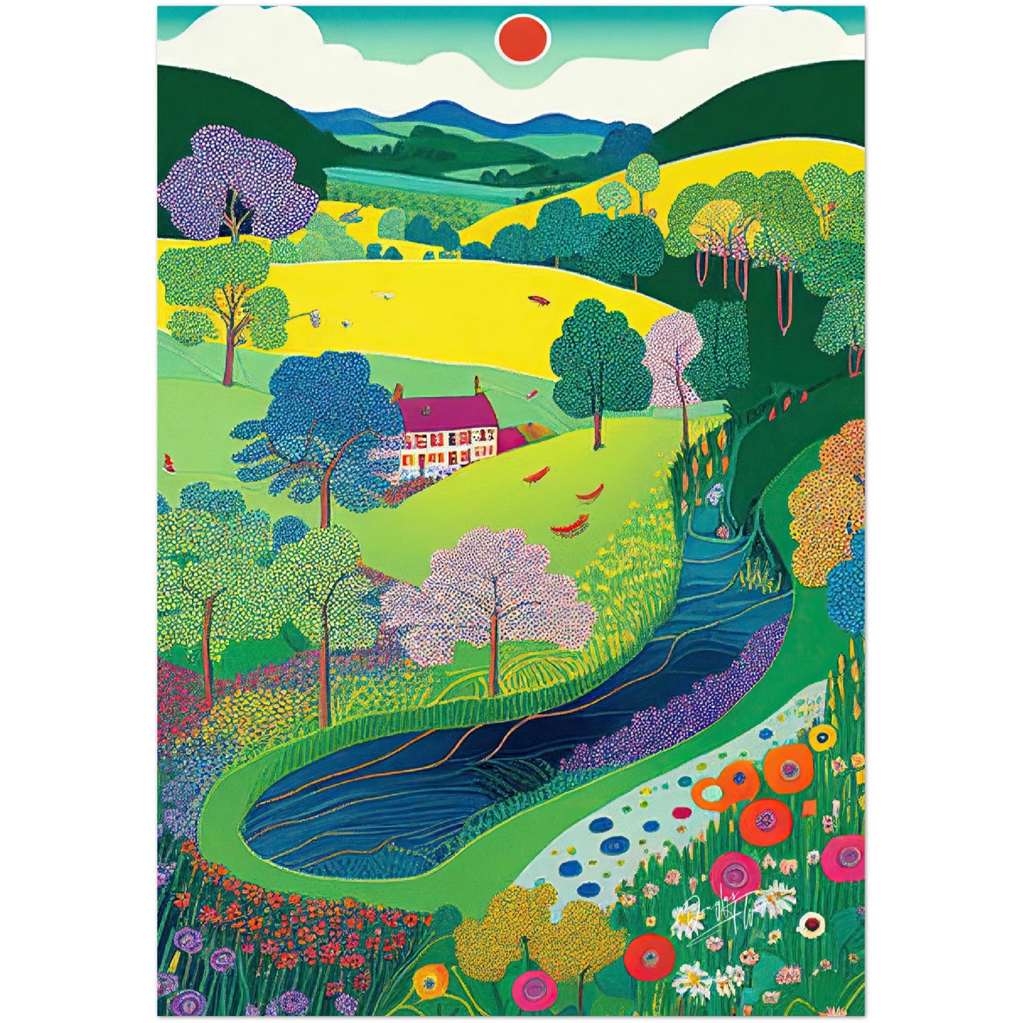 »Wildflowers Countryside«