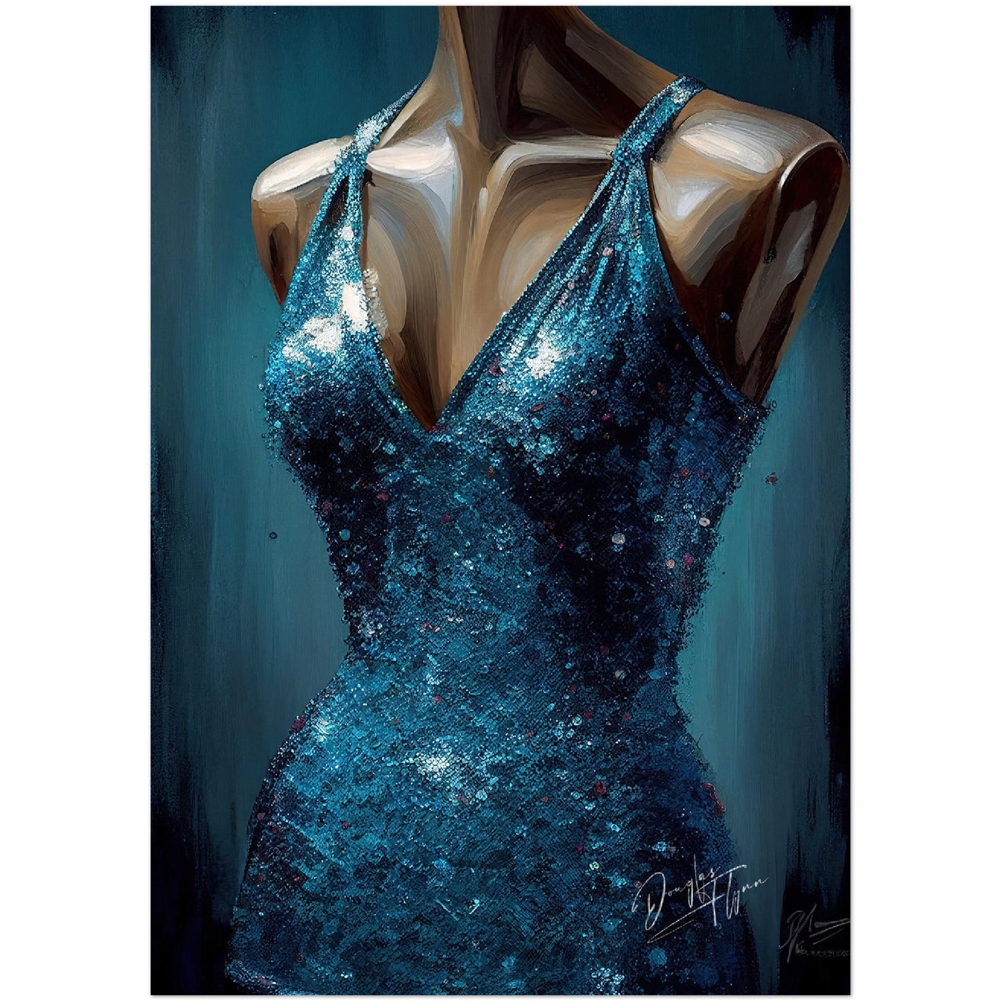 »Azure Radiance Robe«