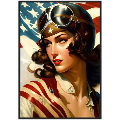 »Iron Dream« retro poster