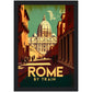 »Rome, travel poster no 4« retro poster